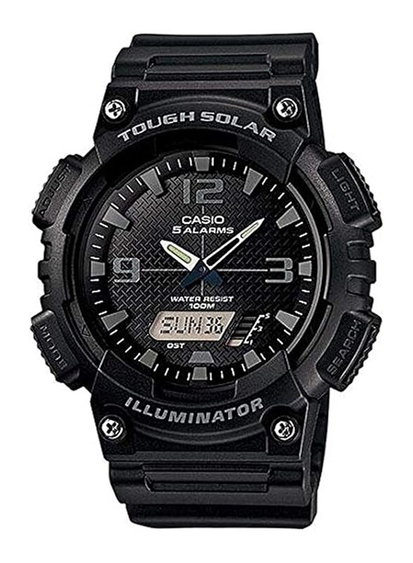 

Casio Analog Watch for Men with Resin Band, Water Resistant, AQ-S810W-1A2, Black