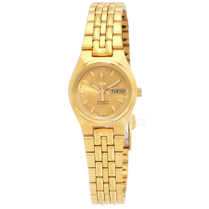 

Seiko Series 5 Automatic Gold Dial Ladies Watch SYMK36K1