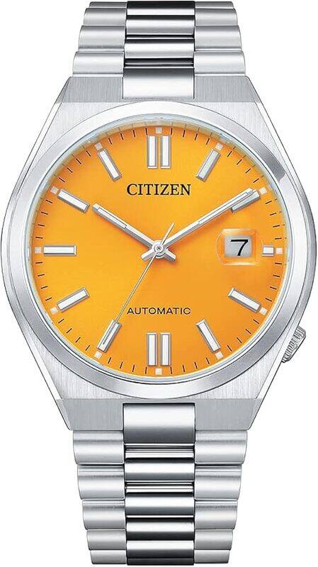 

Citizen Herren Analog Automatic Mens Watch Yellow Dial