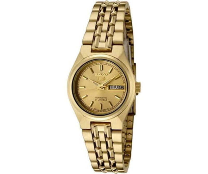 

SEIKO SYMA04K1 Analog Automatic Gold Dial Stainless Steel Women's Watch