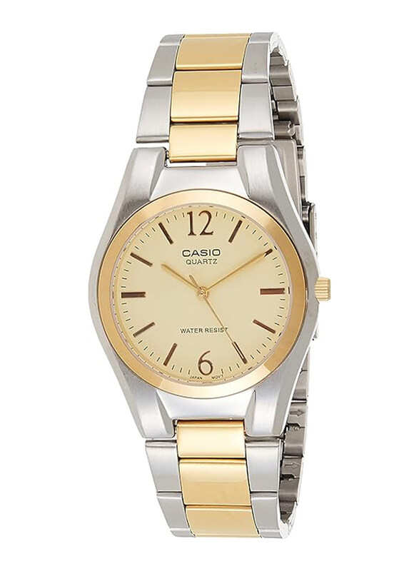 

Casio Analog Watch for Men with Resin Band, MTP-1253SG-9ADF, Multicolour/Gold