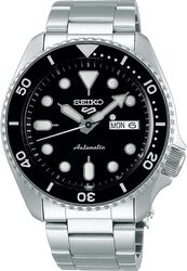 Seiko Watch SRPD55K1 Man Steel Automatic, Silver/Black, 42 mm, Casual, Dress/Formal