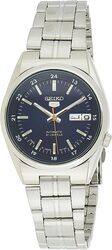 Seiko Men's Blue Dial Stainless Steel Band Watch - SNK563J1