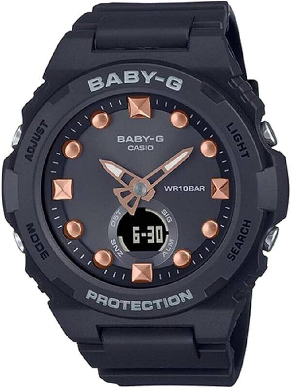 

Casio Women Baby-G Analog Digital Black Dial Resin Band BGA-320-1ADR