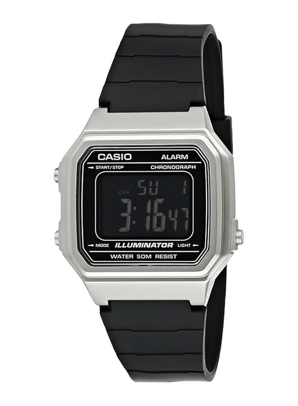 

Casio Digital Watch for Men with Resin Band, Water Resistant, W-217HM-7BVDF-1, Black