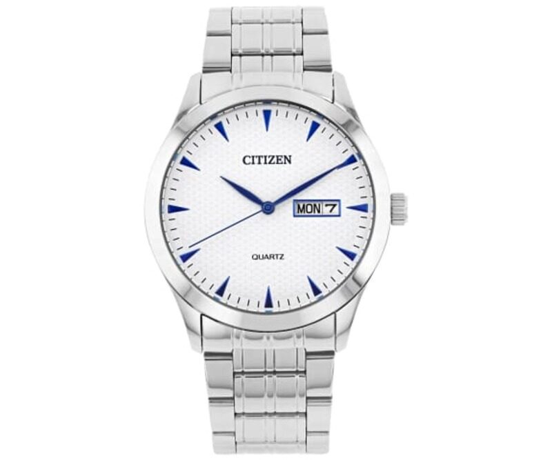 

CITIZEN DZ5010-54A Quartz Analog White Dial Stainless Steel Men's Watch