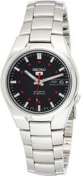 Seiko Mens Automatic Watch, Analog Display And Stainless Steel Strap SNK617K1