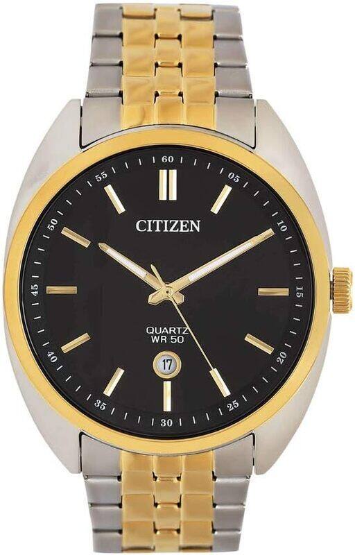 

Citizen Mens Quartz Watch, Analog Display And Stainless Steel Strap