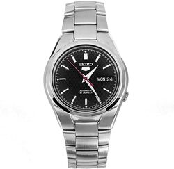 Seiko Men's Seiko 5 Japanese Automatic Watch With Analog Display And Stainless Steel Strap Snk607
