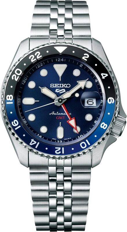 

Seiko 5 Sports SSK GMT Black Dial Automatic Men's Watch SSK003K1