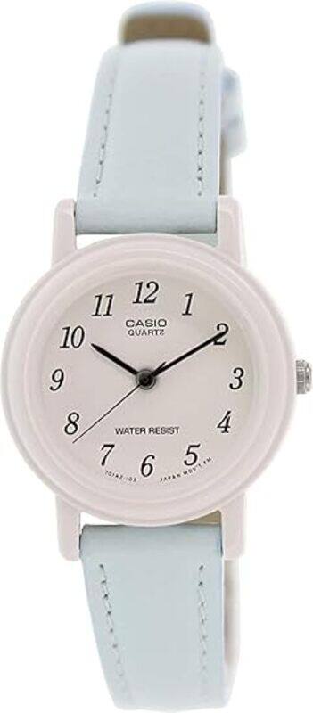 

Casio Womens Quartz Watch, Analog Display and Leather Strap