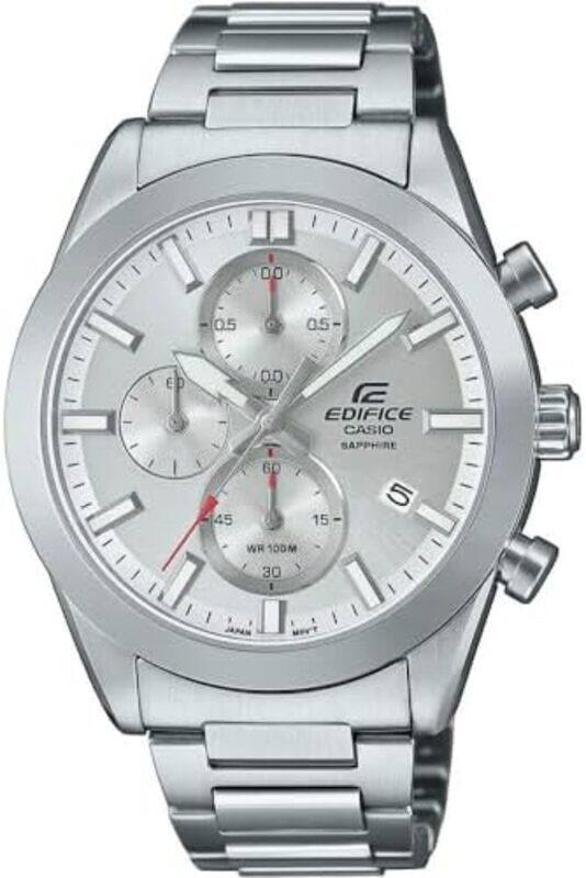 

Casio Edifice Men's Watch - EFB-710D-7AVUDF White Dial, Silver Band