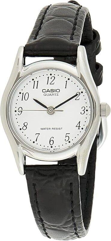 

Casio Womens Quartz Watch, Analog Display and Leather Strap