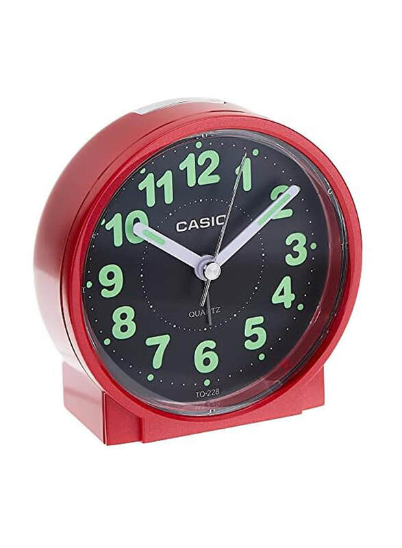 

Casio Alarm Clock, Red/Black