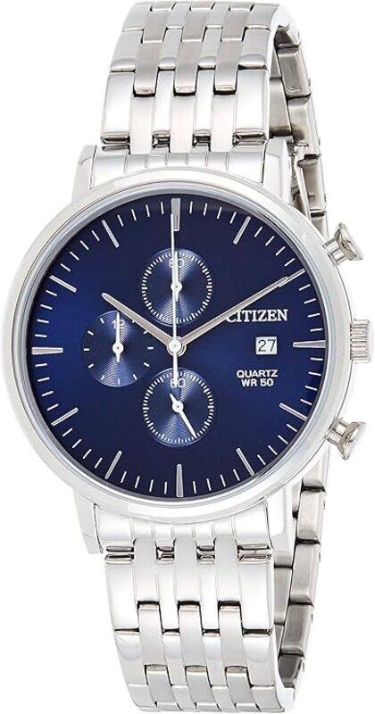 

CITIZEN Mens Quartz Watch, Chronograph Display and Stainless Steel Strap