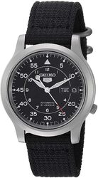Seiko Men's Quartz Watch, Analog Display And Stainless Steel Strap Snk809K2