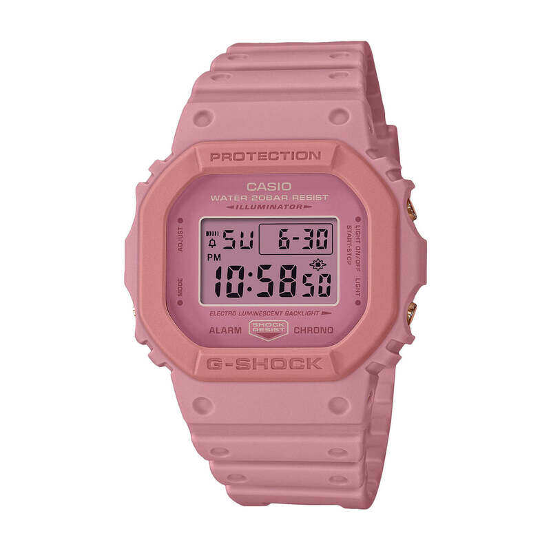 

Casio G-Shock Digital Pink Resin Strap Women Watch DW-5610SL-4A4DR