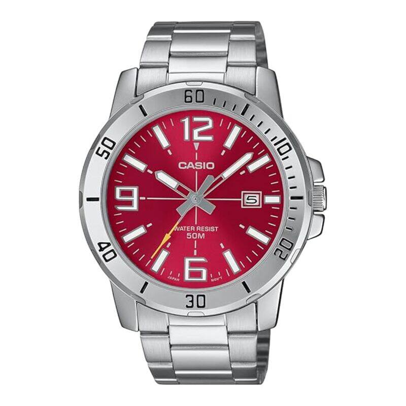 

Casio Enticer Men Analog Red Dial Men MTP-VD01D-4BVUDF