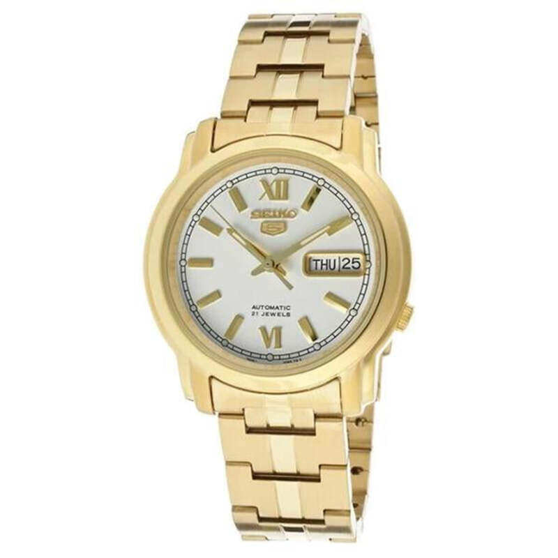 

Seiko Men's Gold Plated Stainless Steel Automatic Watch - SNKK84K1