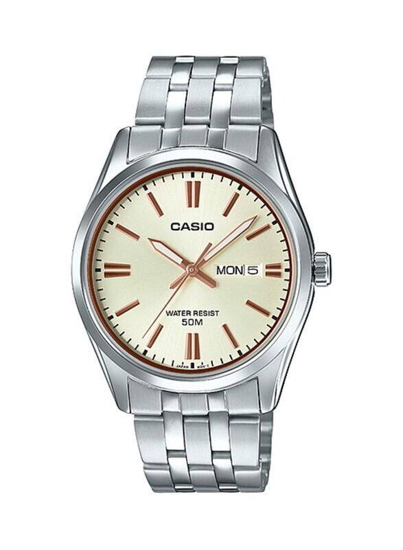 

Casio Mens Quartz Watch, Analog Display and Stainless Steel Strap MTP-1335D-9AVDF