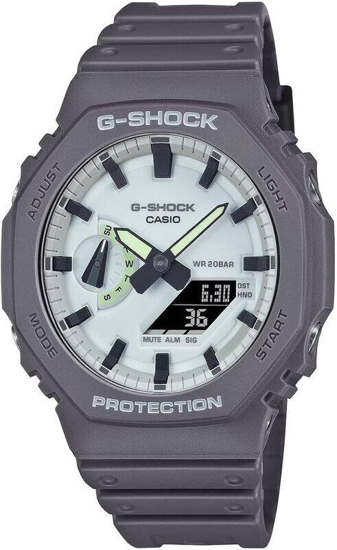 

Casio Watch GA-2100HD-8ADR For Mens, White Dial