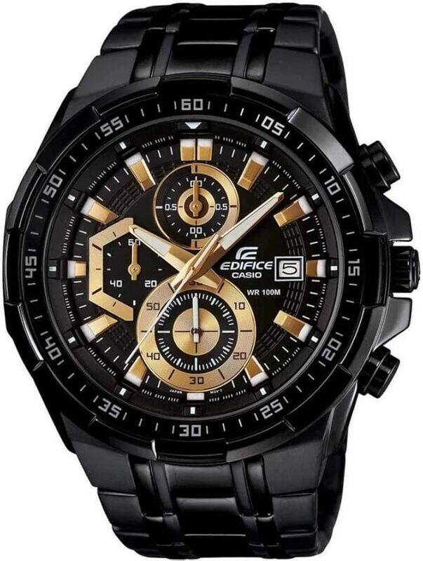 

Casio Edifice EFR-539BK-1AVUDF Chronograph Men Black Dial Black Stainless Stee