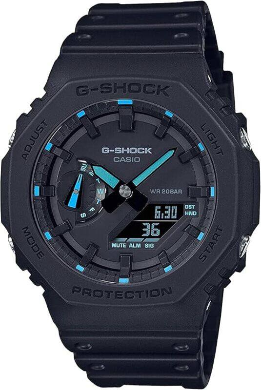 

Casio G-Shock GA2100-1A2 Neon Accent Watch, Blue