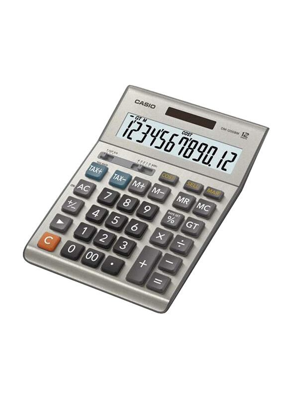 

Casio 12-Digit Dual Power Financial Calculator, Grey