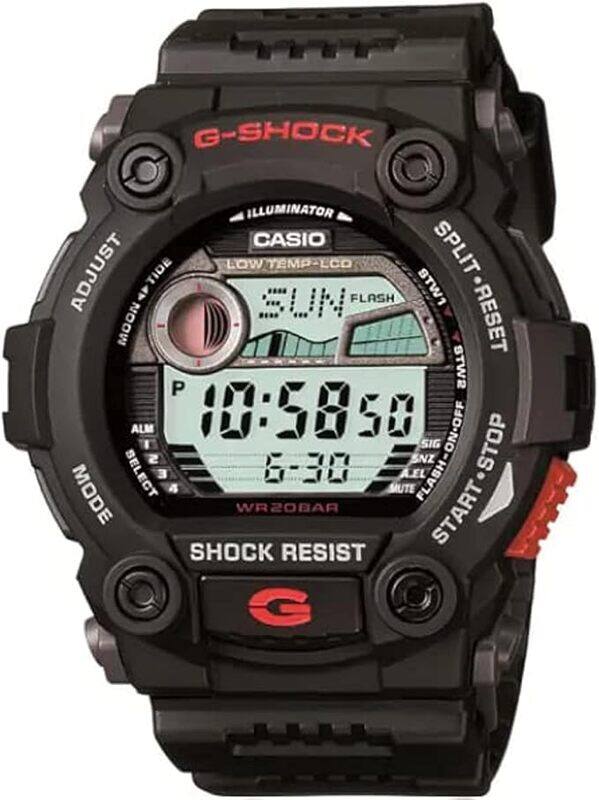 

Casio G-Shock Digital Watch for Men with Resin Band, Water Resistant, G-7900-1DR, Black-Grey