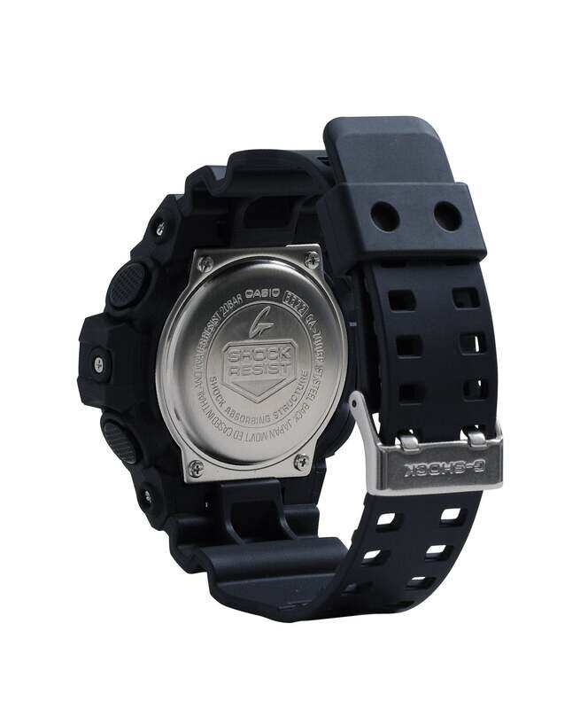 

CASIO G-SHOCK with Nylon Band Black Digital Analog Watch GA-700BCE-1A