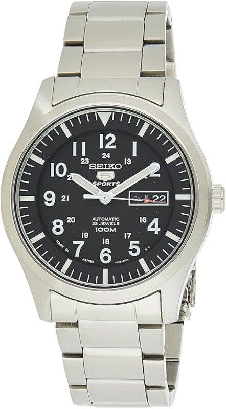 

Seiko Men's Automatic Watch with Analog Display and Stainless Steel Strap SNZG13J1