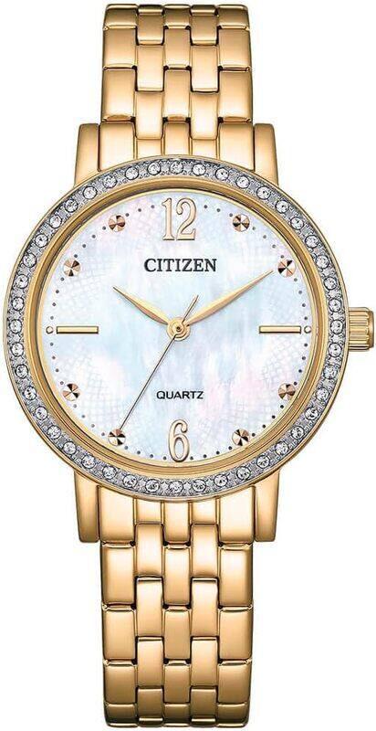 

Citizen EL3103-57D Quartz Wrist Watch for Women, 31 mm Diameter, Gold