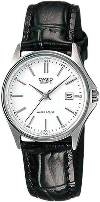 

Casio Women's Watch - LTP-1183E-7ADF White Dial, Black Band