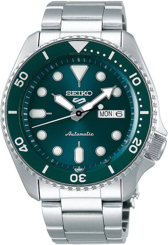 

Seiko Watch 5 Sports Automatic SRPD61K1, Men's Analogue, Silver,