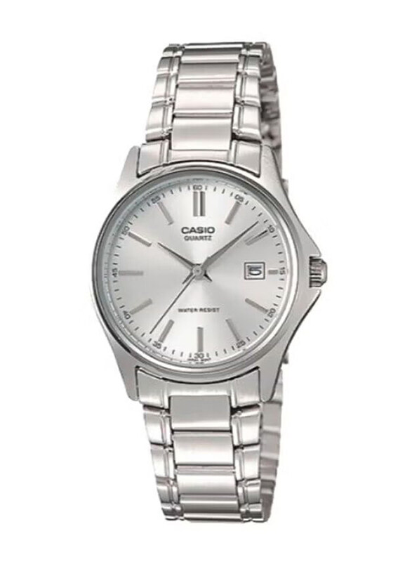 

Casio Analog Dress Watch for Women with Stainless Steel Band, Water Resistant, LTP-1183A-7ADF, Silver