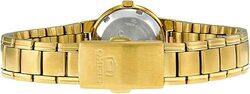 Seiko Women's SYME46K1 Seiko 5 Automatic Gold Dial Gold-Tone Stainless Steel Watch