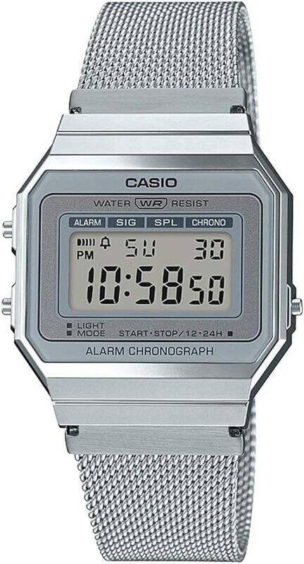 

Casio Unisex Watch - A700W-1ADF grey Dial