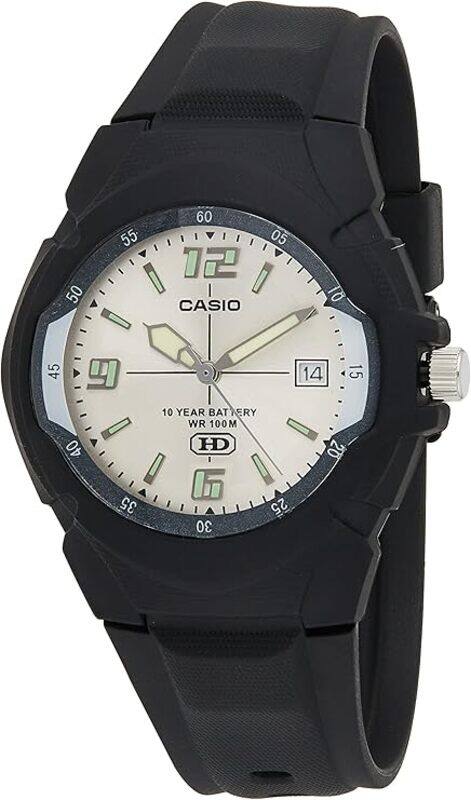 

Casio Men's Watch - MW-600F-7AVDF Silver Dial, Black Band