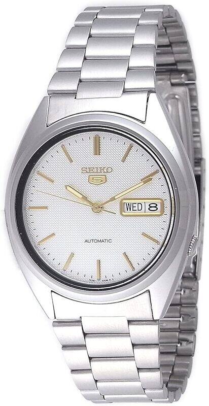 

Seiko Men's White Dial Stainless Steel Band Watch - SNXG47K1