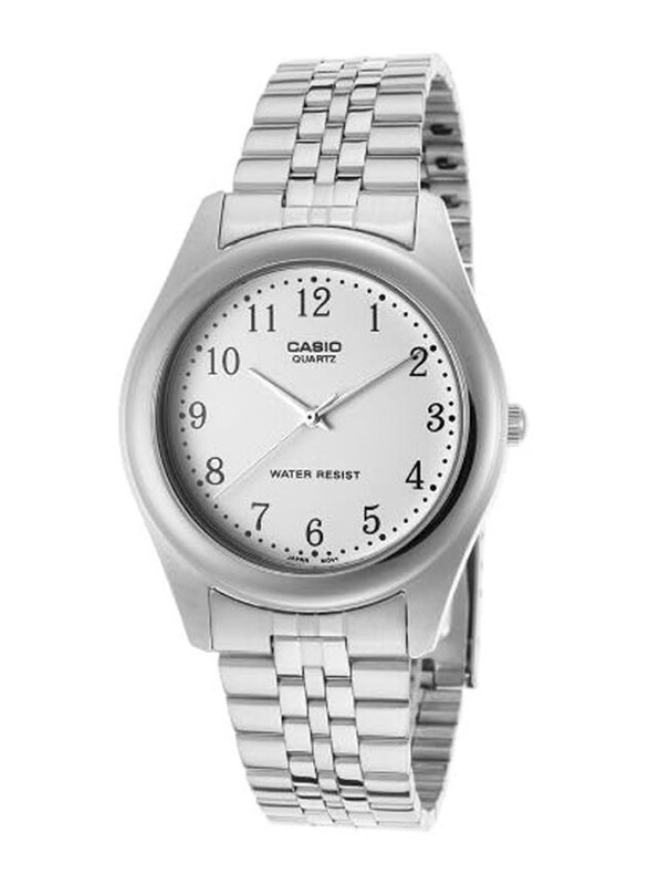 

Casio Analog Watch for Men with Stainless Steel Band, Water Resistant, MTP-1129A-7BRDF, Silver