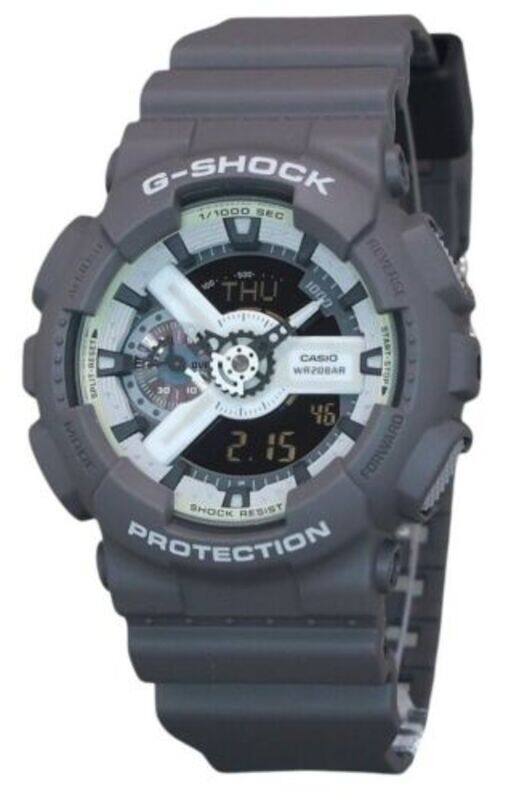 

Casio G-Shock Hidden Glow Series Alarm Shock-Resist GA-110HD-8A