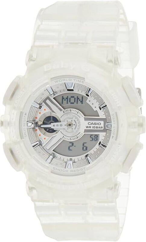 

Casio BABY-G BA-110CR-7ADR Analog-Digital White Skeleton Resin Women's Watch