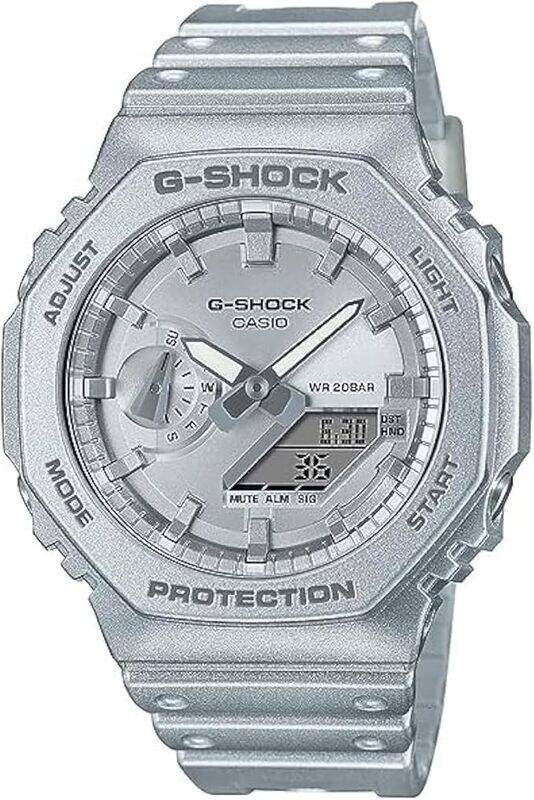 

Casio G-Shock Men's Analog-Digital Silicone Strap Watch GA-2100FF-8ADR