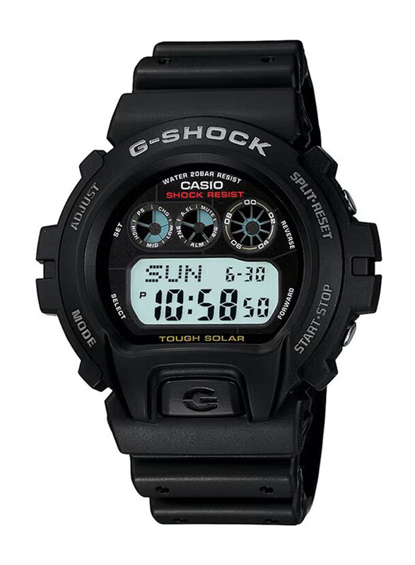 

Casio Digital Watch for Men with Resin Band, Water Resistant, G-6900-1DR, Black