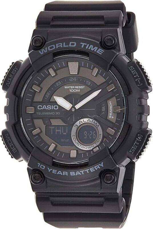 

Casio Men's Watch - AEQ-110W-1BVDF Black Dial, Black Band