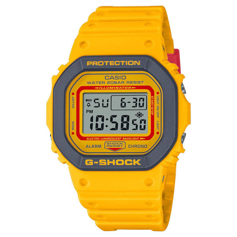 

Casio G-Shock Unisex Yellow Digital Silicone Strap Watch DW-5610Y-9DR