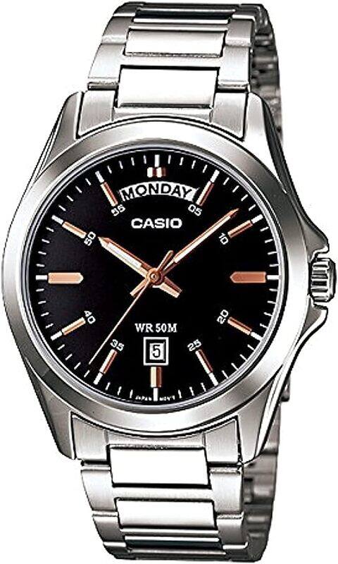 

Casio Silver Stainless Steel Men Watch MTP-1370D-1A2VDF