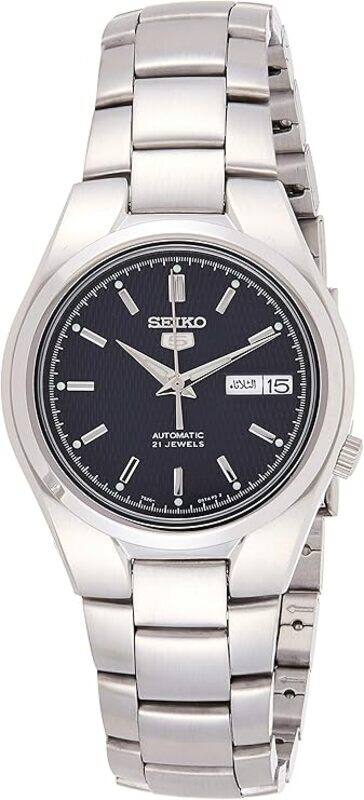 

Seiko Men Automatic Watch With Analog Display And Stainless Steel Strap SNK603, White