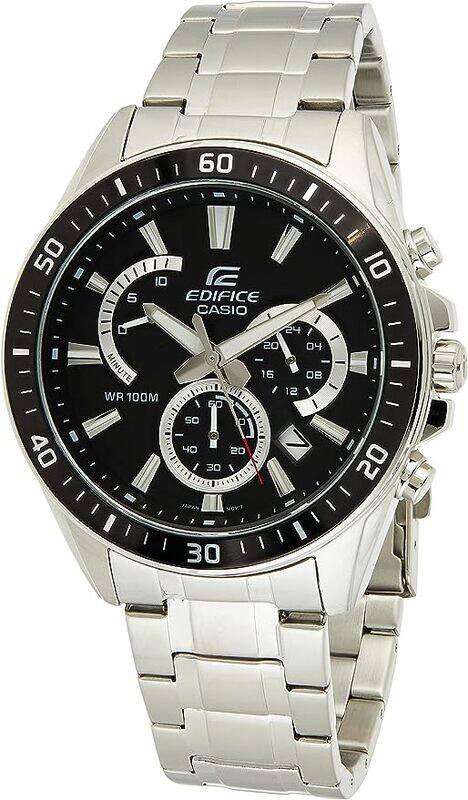 

Casio Edifice Men's Quartz Watch, Chronograph Display And Stainless Steel Strap