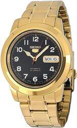 Seiko Men's Seiko 5 Automatic Watch With Analog Display And Stainless Steel Strap Snkk40J1
